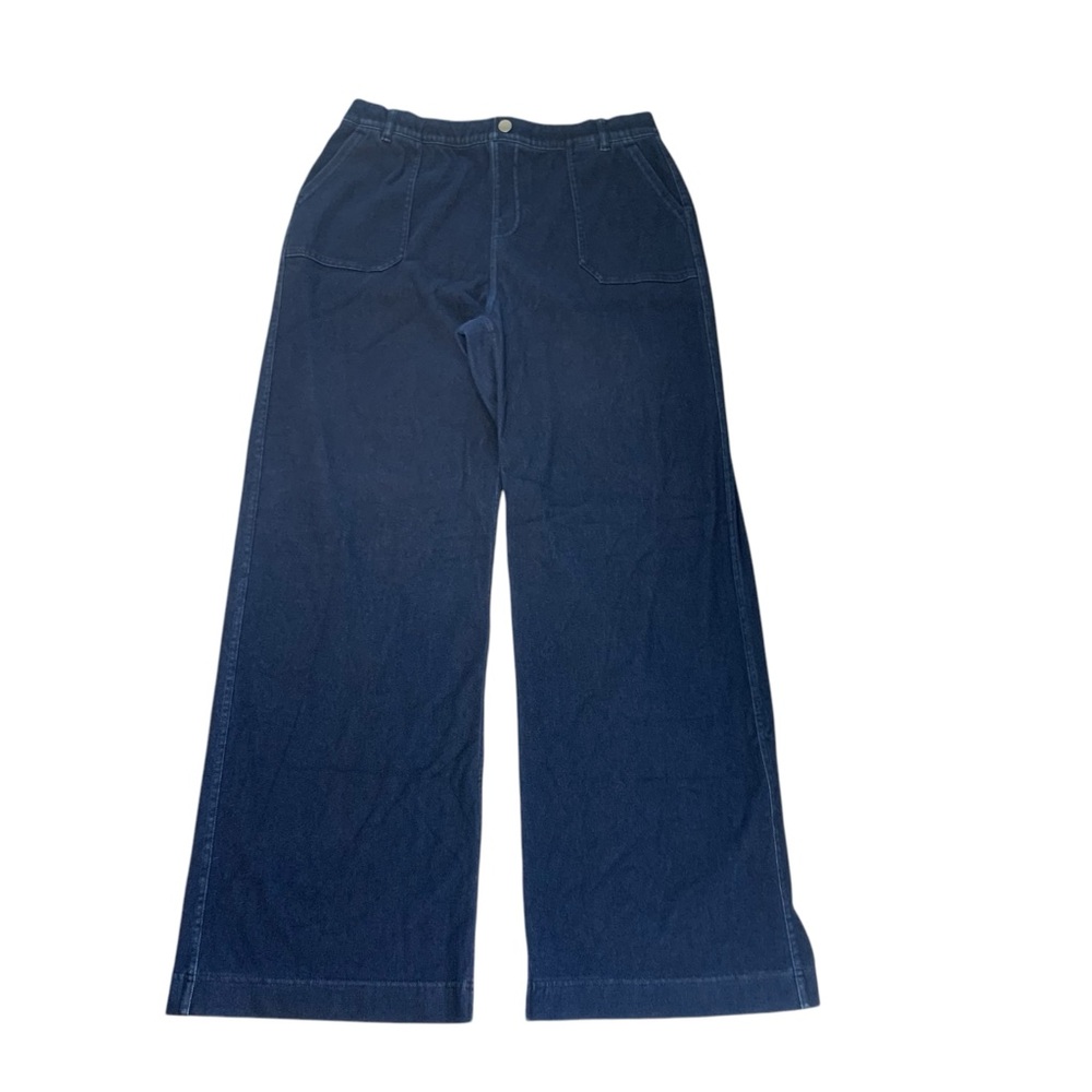 RAE MODE Denim Look Pull On Wide Leg Pants Sz 2XL